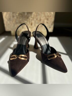 Dolce Vita Dolce Vita Women's Malik Slingback Pump in Mahogany